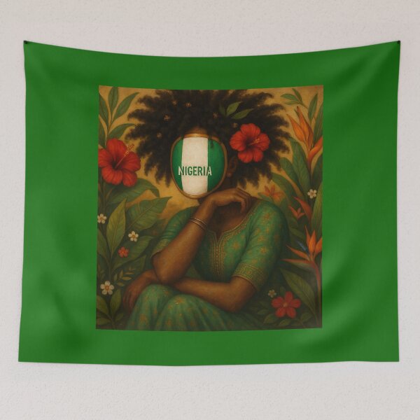 Item preview, Proudly Nigerian: Rooted in Culture and Nature, Nigerian Flag designed and sold by Right-UR.