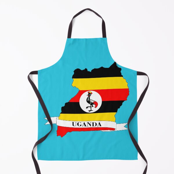 Item preview, Flag map of Uganda designed and sold by visual adventures.