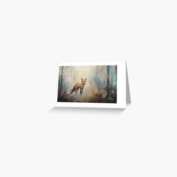 Item preview, A fox in the morning haze by Elin Norrgård designed and sold by VelvetEchoArt.