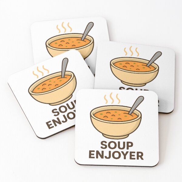 Item preview, Soup Enjoyer Funny Comfort Food Meme Design designed and sold by allogy.