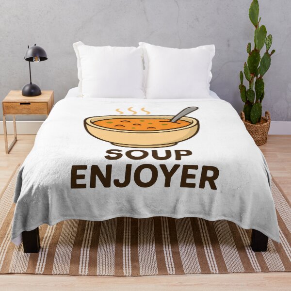 Item preview, Soup Enjoyer Funny Comfort Food Meme Design designed and sold by allogy.