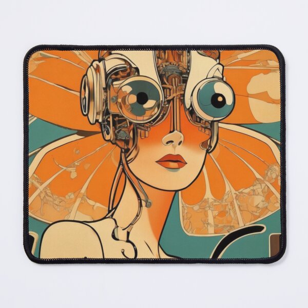 Item preview, Robot Love Art Illustrations from the 1800s | #59 designed and sold by NickWhittleArt.