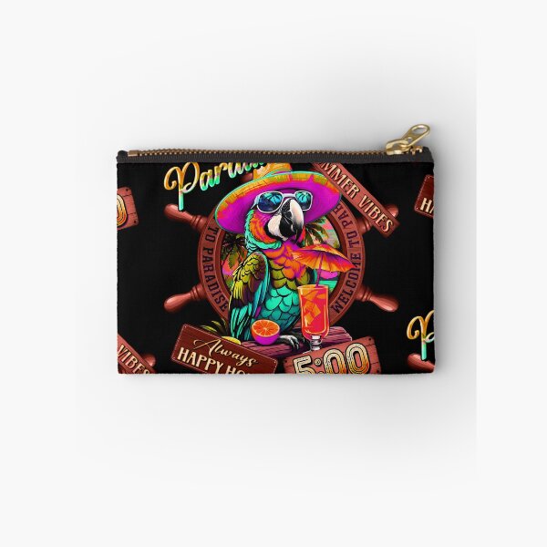Item preview, Always Happy Hour in Paradise It's 5 o'clock Parrot Summer Vibes designed and sold by MindWave THC.