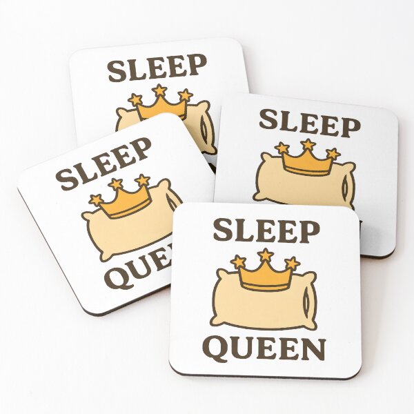 Item preview, Sleep Queen Funny Nap Lover Pillow Crown Design designed and sold by allogy.