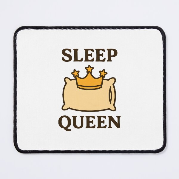 Item preview, Sleep Queen Funny Nap Lover Pillow Crown Design designed and sold by allogy.