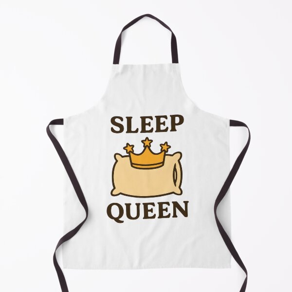 Item preview, Sleep Queen Funny Nap Lover Pillow Crown Design designed and sold by allogy.