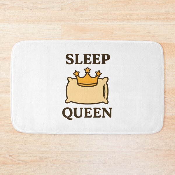 Item preview, Sleep Queen Funny Nap Lover Pillow Crown Design designed and sold by allogy.