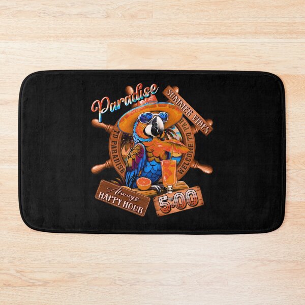 Item preview, Always Happy Hour in Paradise It's 5 o'clock Parrot Summer Vibes designed and sold by MindWave THC.