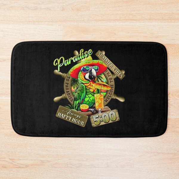 Item preview, Always Happy Hour in Paradise It's 5 o'clock Parrot Summer Vibes designed and sold by MindWave THC.