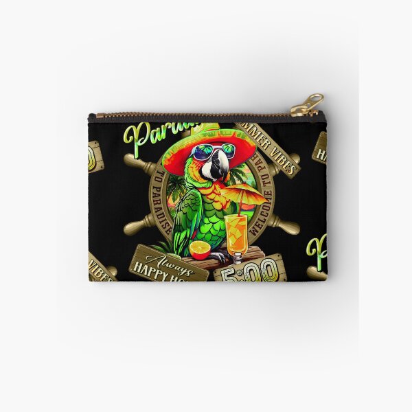 Item preview, Always Happy Hour in Paradise It's 5 o'clock Parrot Summer Vibes designed and sold by MindWave THC.