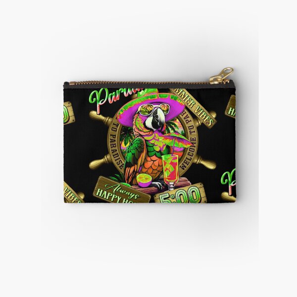 Item preview, Always Happy Hour in Paradise It's 5 o'clock Parrot Summer Vibes designed and sold by MindWave THC.
