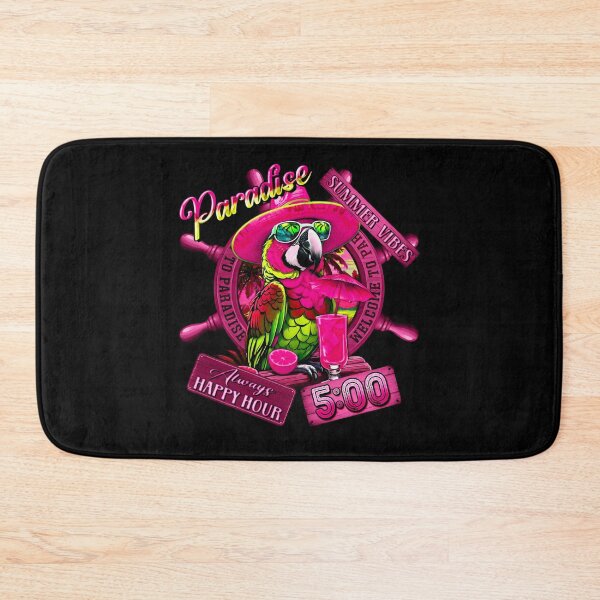 Item preview, Always Happy Hour in Paradise It's 5 o'clock Parrot Summer Vibes designed and sold by MindWave THC.