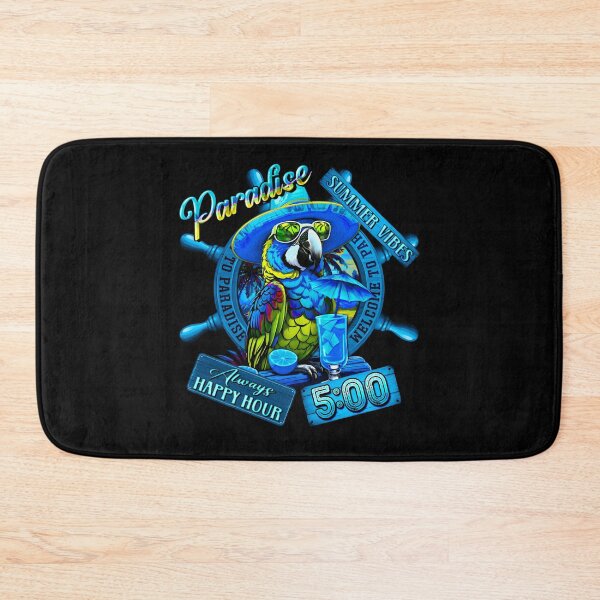Item preview, Always Happy Hour in Paradise It's 5 o'clock Parrot Summer Vibes designed and sold by MindWave THC.