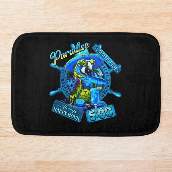 Item preview, Always Happy Hour in Paradise It's 5 o'clock Parrot Summer Vibes designed and sold by MindWave THC.