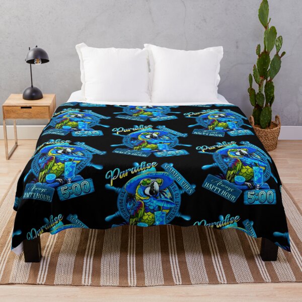 Item preview, Always Happy Hour in Paradise It's 5 o'clock Parrot Summer Vibes designed and sold by MindWave THC.