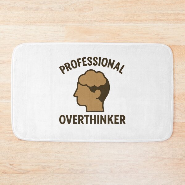 Item preview, Professional Overthinker Funny Mental Health Relatable Design designed and sold by allogy.