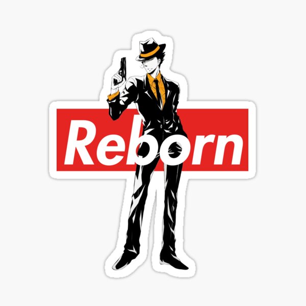 Hitman Logo Stickers Redbubble - roblox katekyo hitman reborn