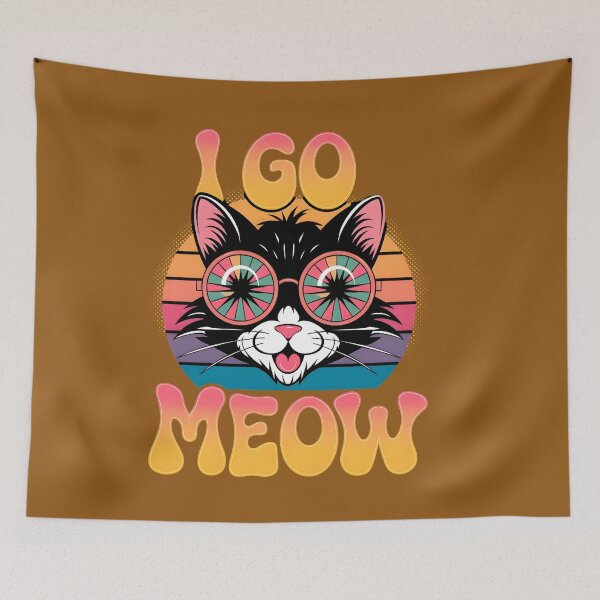 Item preview,   I Go Meow Retro Meme  designed and sold by box-artshop.