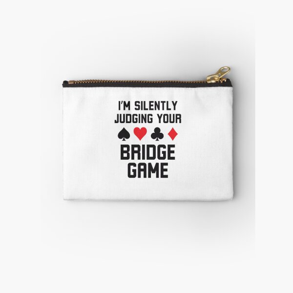 Item preview, I'm silently judging your bridge game funny bridge humor designed and sold by snowry.