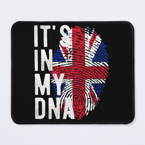 Item preview, British DNA Fingerprint – It’s in My DNA UK Flag Gift for Proud Britons (shirts, stickers, mug, hoodies...) designed and sold by Misnrays93.