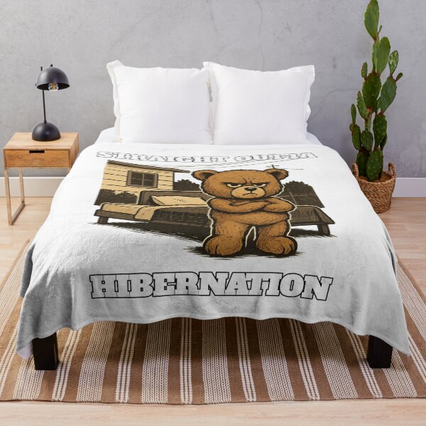 Item preview, STRAIGHT OUTTA HIBERNATION (WHITE LETTERS) designed and sold by SimplePeace.