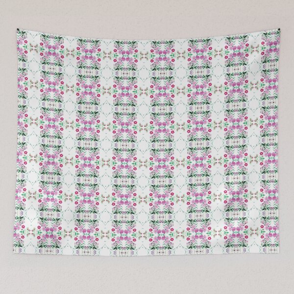 Item preview, ornament garden branch plant seamless colorful repeat pattern designed and sold by Abrahamjrnd.
