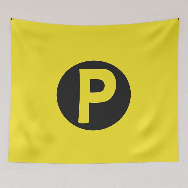 Item preview, letter p yellow designed and sold by ZiphGames.