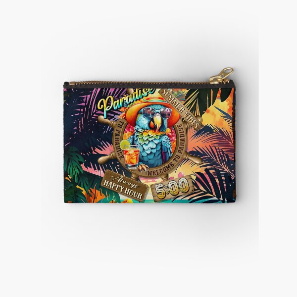Item preview, Always Happy Hour in Paradise It's 5 o'clock Parrot Summer Vibes designed and sold by MindWave THC.