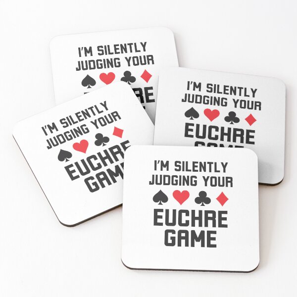 Item preview, I'm silently judging your euchre game funny euchre humor designed and sold by snowry.