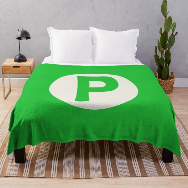 Item preview, letter p green designed and sold by ZiphGames.