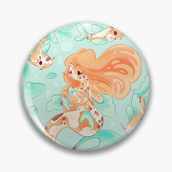 Item preview, Koi Carp Mermaid Illustration designed and sold by evybenita.