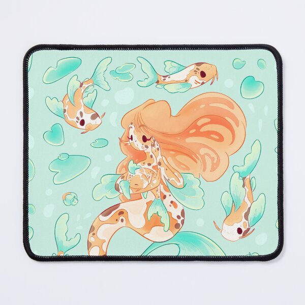 Item preview, Koi Carp Mermaid Illustration designed and sold by evybenita.