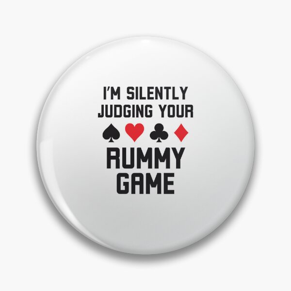Item preview, I'm silently judging your rummy game funny rummy humor designed and sold by snowry.