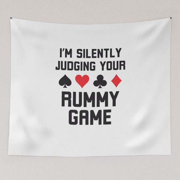 Item preview, I'm silently judging your rummy game funny rummy humor designed and sold by snowry.