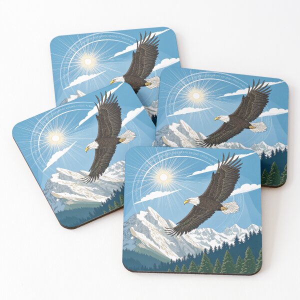 Item preview, Renaissantes Exploration: Majestic Bald Eagle Soaring Art designed and sold by Melia-Store.