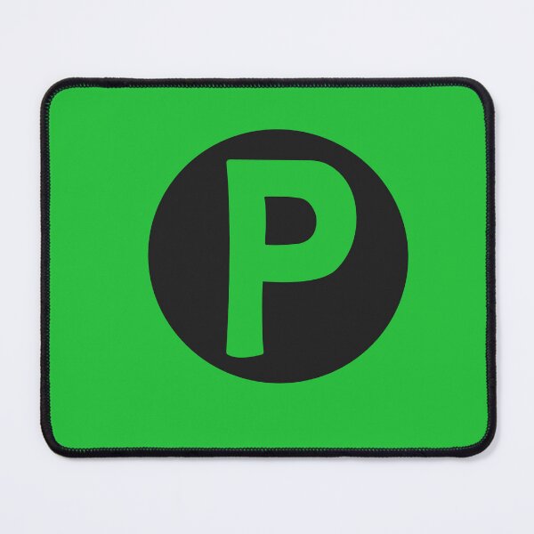 Item preview, letter p green designed and sold by ZiphGames.