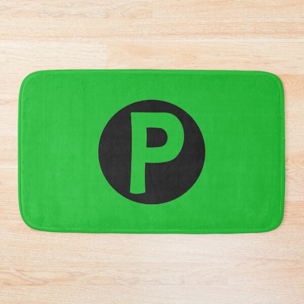 Item preview, letter p green designed and sold by ZiphGames.