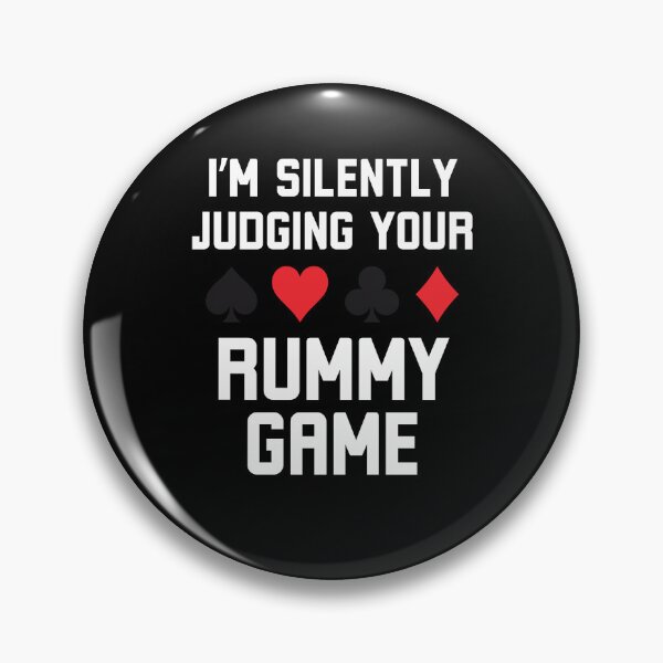 Item preview, I'm silently judging your rummy game funny rummy joke designed and sold by snowry.