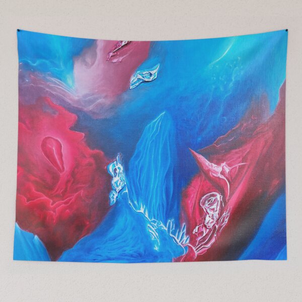 Item preview, The wrath of Poseidon contemporary acrylic painting designed and sold by Gabriel BOCQUAIRE.
