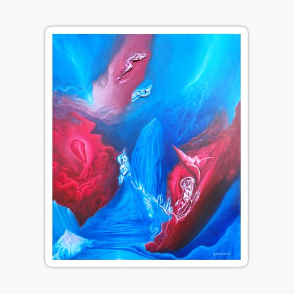 Artikel-Vorschau von Der Zorn des Poseidon zeitgenössisches Acrylgemälde, designt und verkauft von Gabriel BOCQUAIRE.
