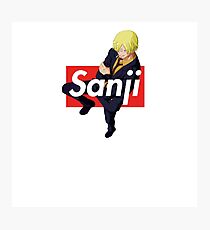 Supreme Box Logo One Piece Sanji Photographic Print