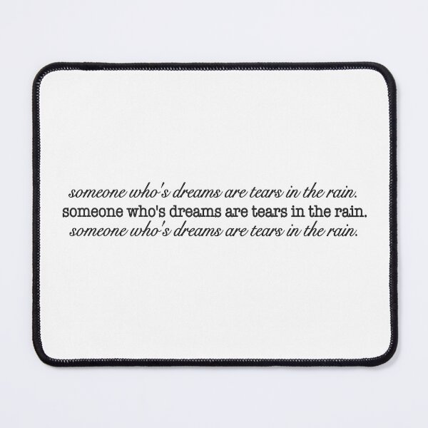 Item preview, Someone who's dreams are tears designed and sold by Mysterious Goose .