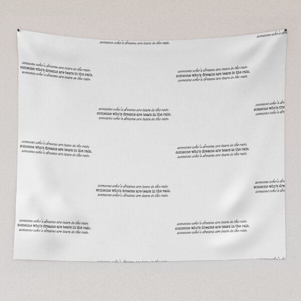 Item preview, Someone who's dreams are tears designed and sold by Mysterious Goose .