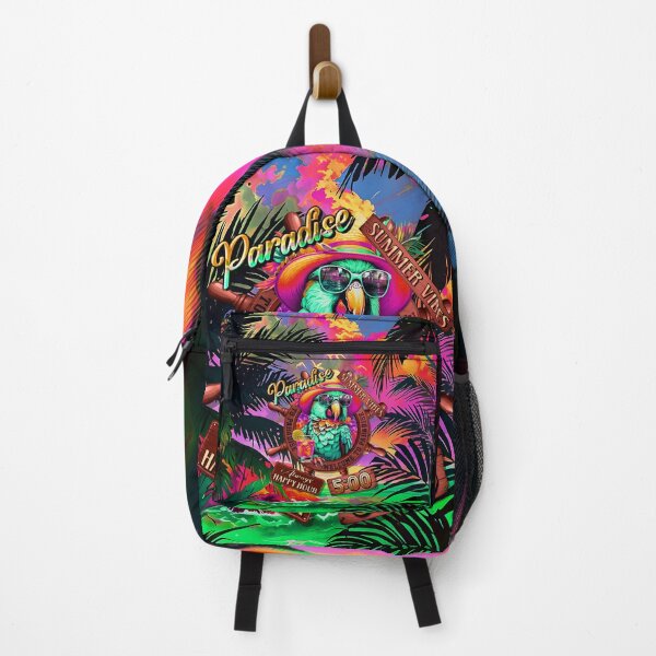 Item preview, Always Happy Hour in Paradise It's 5 o'clock Parrot Summer Vibes designed and sold by MindWave THC.
