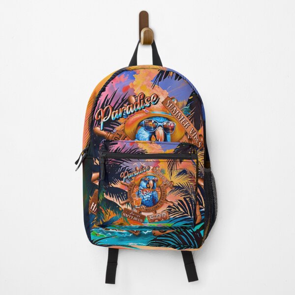 Item preview, Always Happy Hour in Paradise It's 5 o'clock Parrot Summer Vibes designed and sold by MindWave THC.