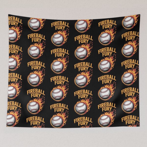 Item preview, Fireball Fury Flaming Baseball Pitcher Power designed and sold by Taans-Creation.