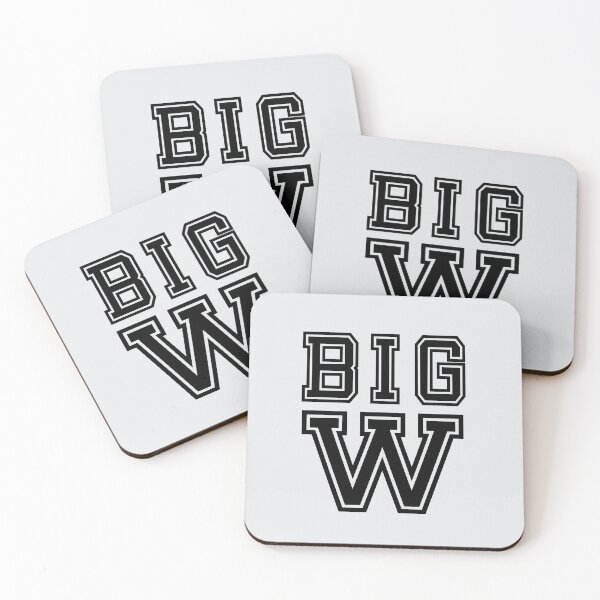 Item preview, "Big W" in black  designed and sold by PariSeine.