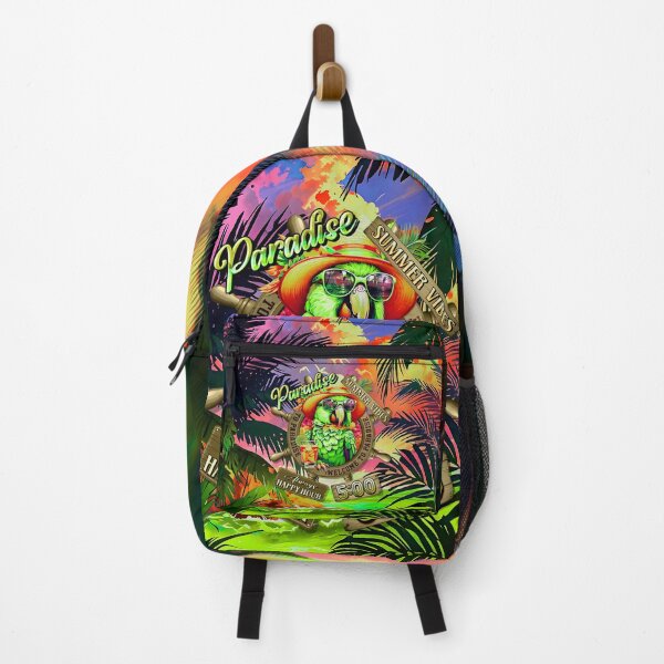 Item preview, Always Happy Hour in Paradise It's 5 o'clock Parrot Summer Vibes designed and sold by MindWave THC.