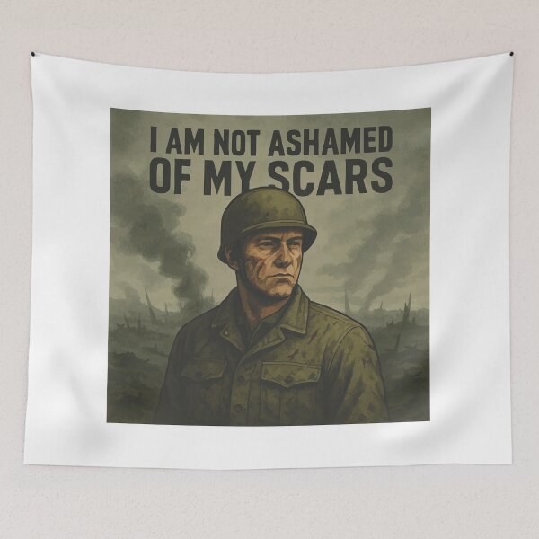 Item preview, I'm Not Ashamed of My Scars designed and sold by Jean S Santos.