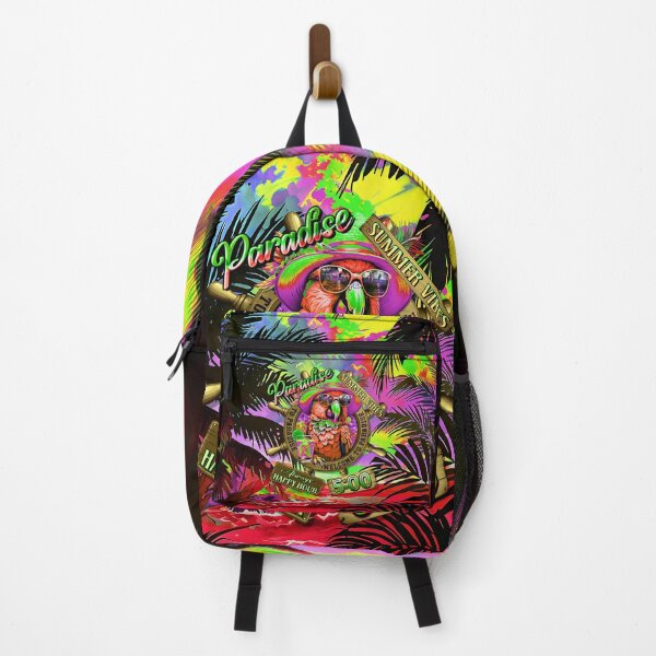 Item preview, Always Happy Hour in Paradise It's 5 o'clock Parrot Summer Vibes designed and sold by MindWave THC.